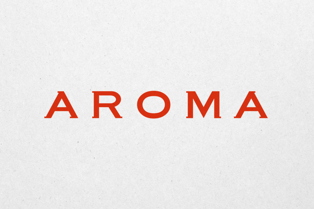 Aroma Studios Egypt Logo and identity redesign for a production